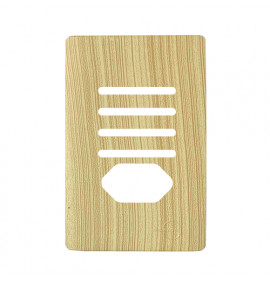 Placa p/ 4 Interruptores + tomada 4x2 - Novara Maple